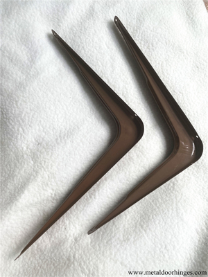 Producent hurtowy 90 stopni brązowy stalowy metalowy wspornik kątowy L wspornik narożny